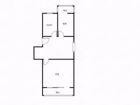 星海花园 1室1厅1卫 52.5m&sup2;