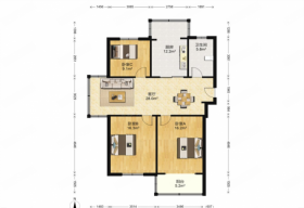 越江新村 4室2厅2卫 161m&sup2;
