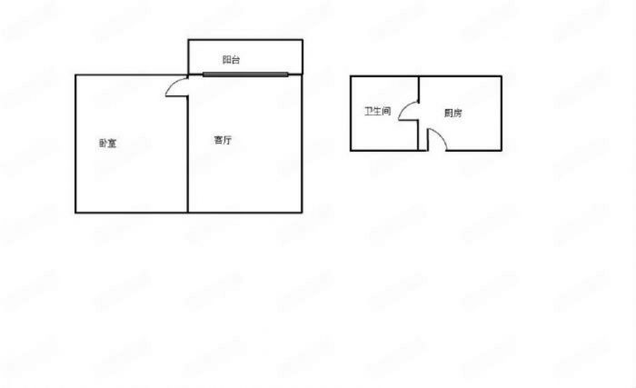 新建路新村 1室1厅1卫 45m&sup2;