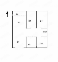 万科濠河传奇 2室1厅1卫 90.4m&sup2;