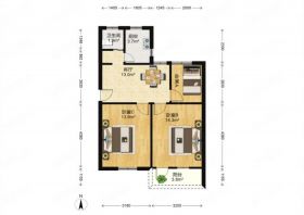 虹桥南村 3室1厅1卫 75m&sup2;