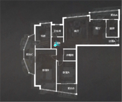 七星花园 3室2厅2卫 144m&sup2;