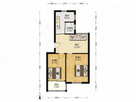 光明东村一期 3室1厅1卫 77.80m&sup2;