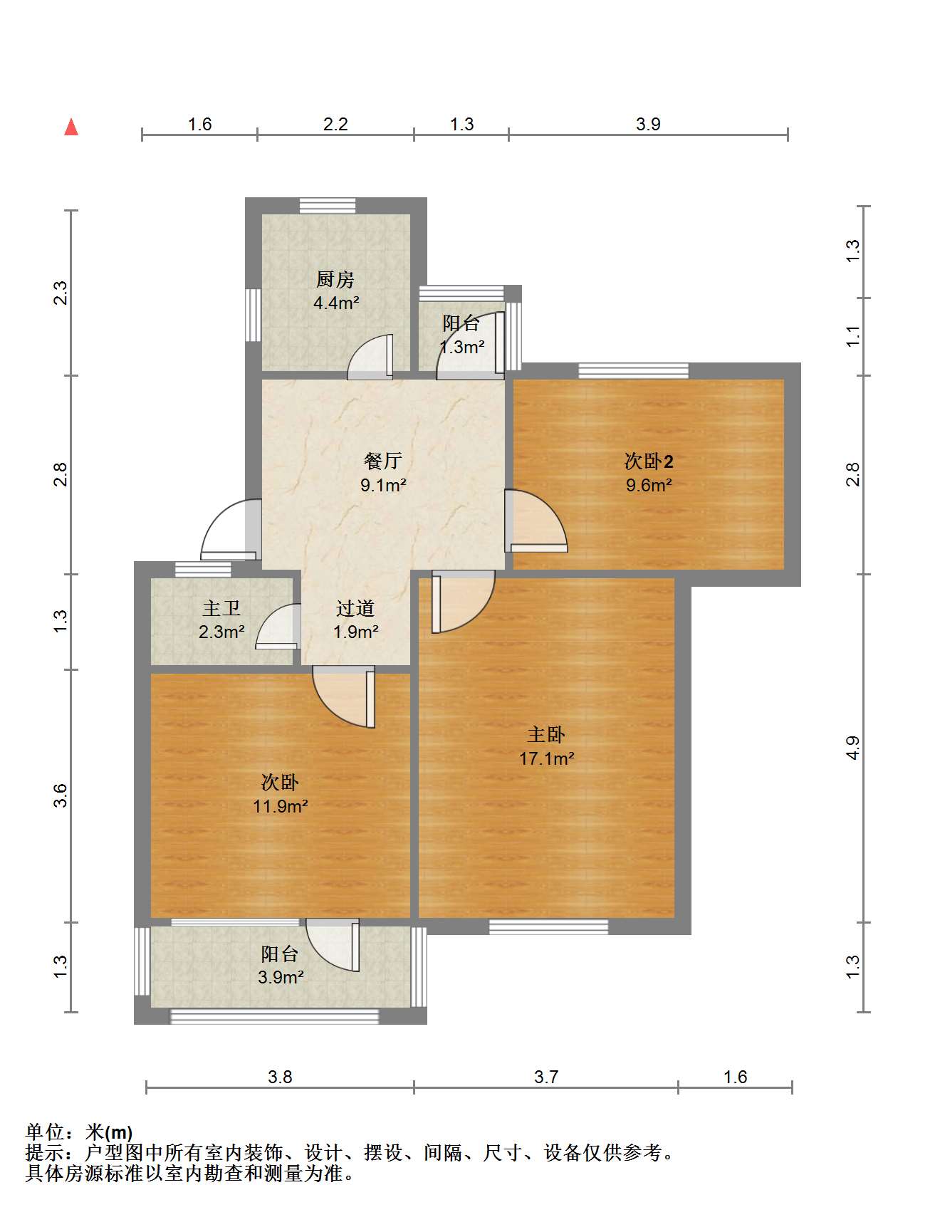 易家桥新村 3室1厅1卫 71.68m&sup2;