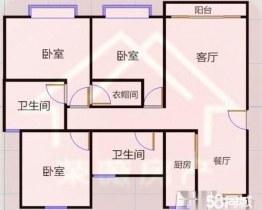 优山美地花园 3室2厅2卫 139m&sup2;