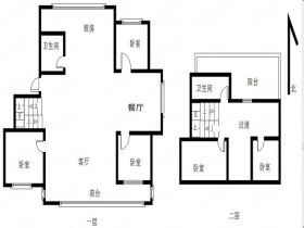 天都花苑 4室2厅2卫 129m&sup2;