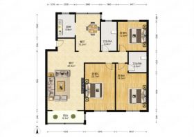 千禧园 3室2厅2卫 151.2m&sup2;