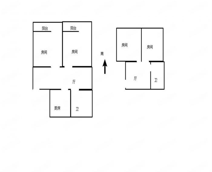 富贵北园 3室1厅1卫 136m&sup2;