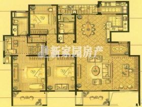 南通壹城水清木华 4室2厅2卫 240m&sup2;