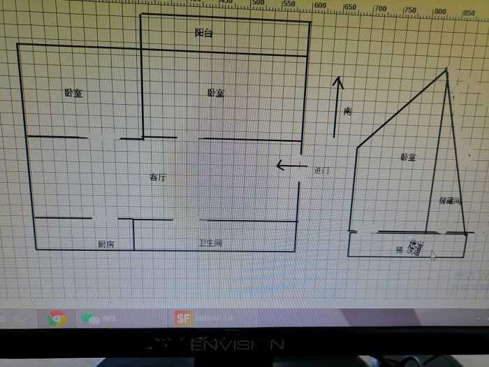 陆洪小镇街区 3室1厅1卫 90m&sup2;