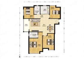 中海碧林湾 4室2厅2卫 126.00m&sup2;