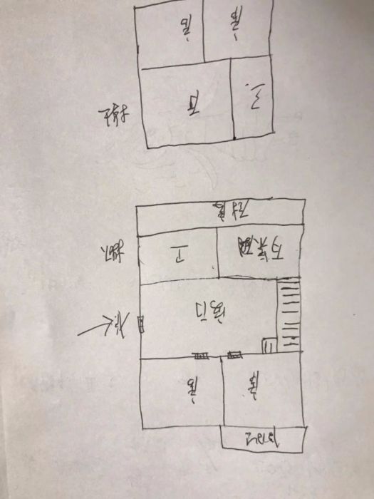 濠西园中北小区 4室1厅1卫 89.98m&sup2;