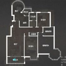 优山美地花园 3室2厅2卫 135m&sup2;