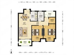 新城香溢紫郡 3室2厅1卫 97m&sup2;