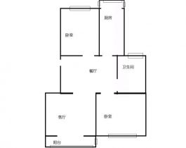 书院坊 2室2厅1卫 89m&sup2;