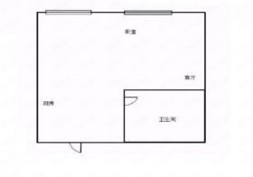 五洲国际广场 1室1厅1卫 45m&sup2;
