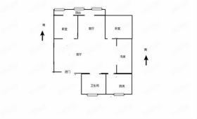 怡安花苑 3室2厅1卫 125m&sup2;