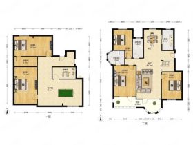 军山花园 3室3厅2卫 137m&sup2;