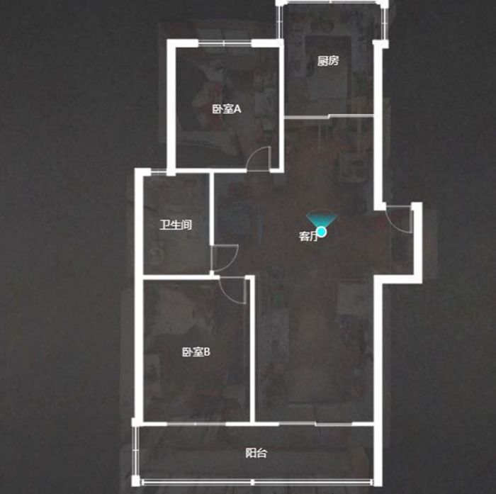 城港花苑 2室2厅1卫 103m&sup2;
